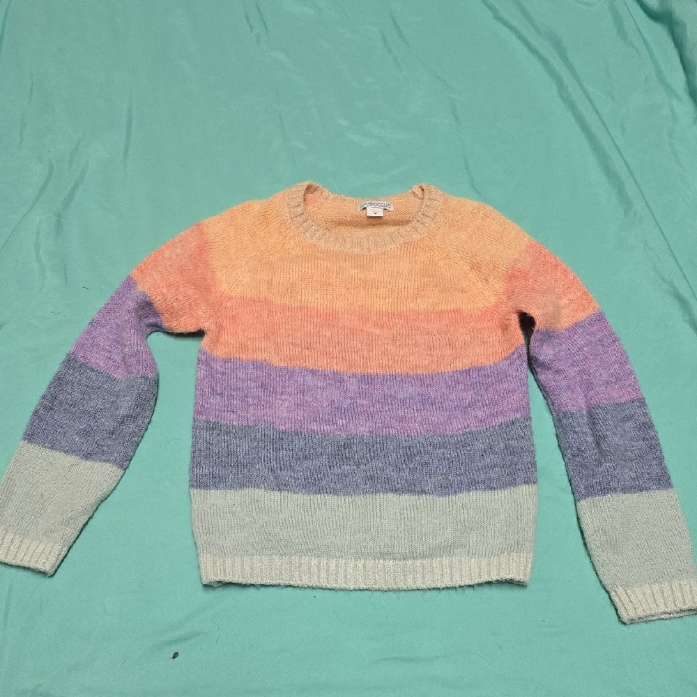 Flapdoodles Multicolor Striped Kids Sweater